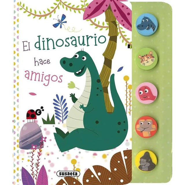 El dinosaurio hace amigos