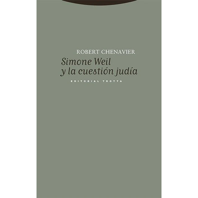 Simone weil y la cuestion judia