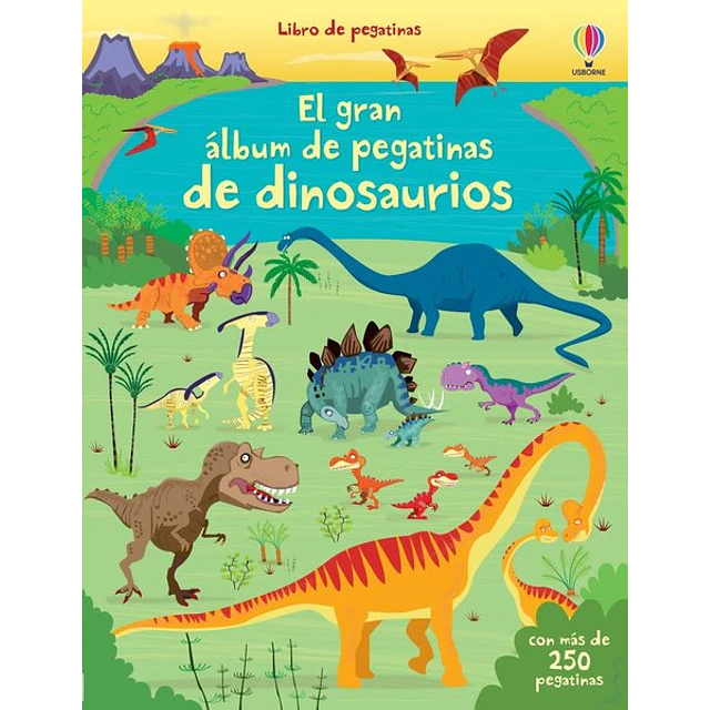 El gran libro de pegatinas de dinosaurios