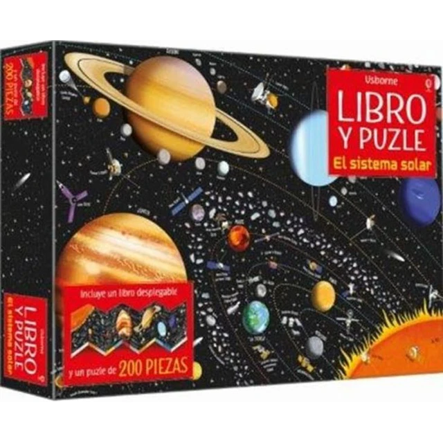 El sistema solar,. Libro y puzle