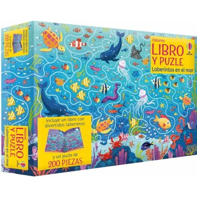 Laberintos en el mar. Libro y puzle