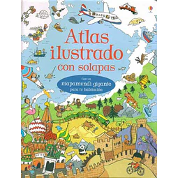Atlas ilustrado con solapas