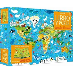 Animales del mundo. Libro y puzle