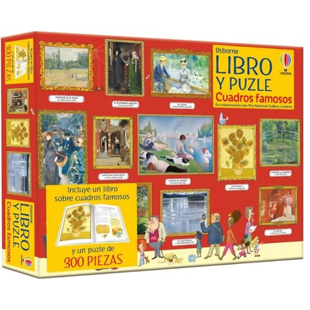 Cuadros famosos. Libro y puzle