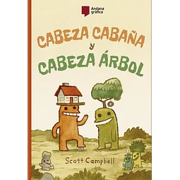 Cabeza cabaña y cabeza arbol