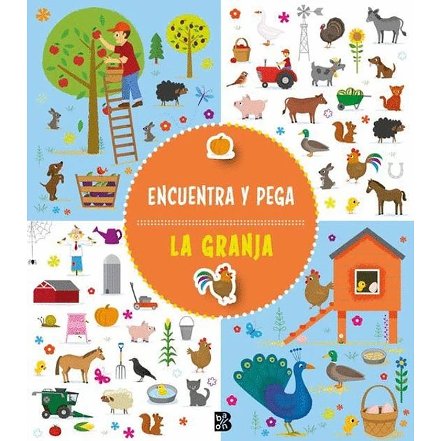 La granja. Encuentra y pega