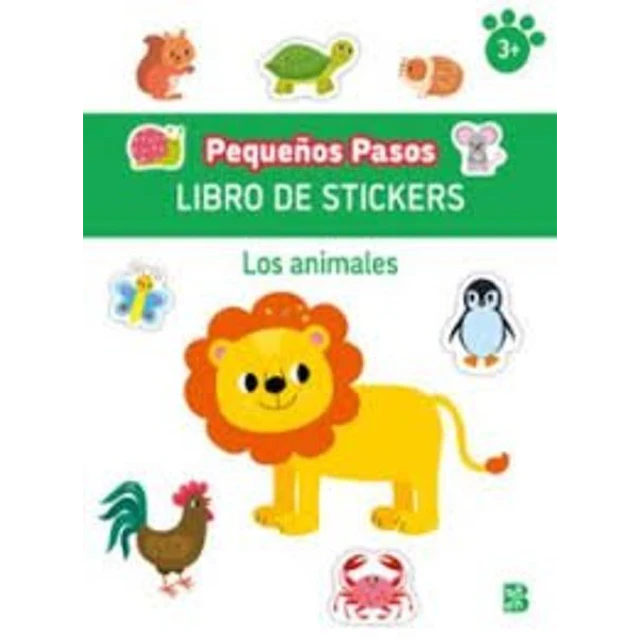 Los animales. Libro de stickers pequeños pasos