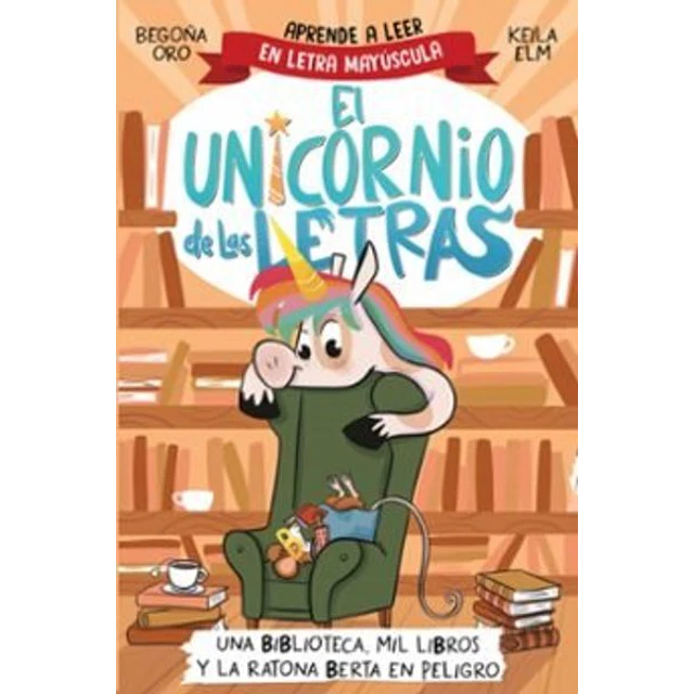 El unicornio de las letras 3,. En letra mayuscula