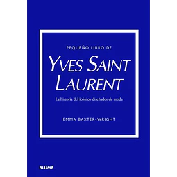 Pequeño libro de yves saint laurent
