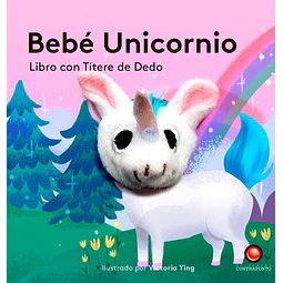 Libro con titere de dedo. Bebe unicornio