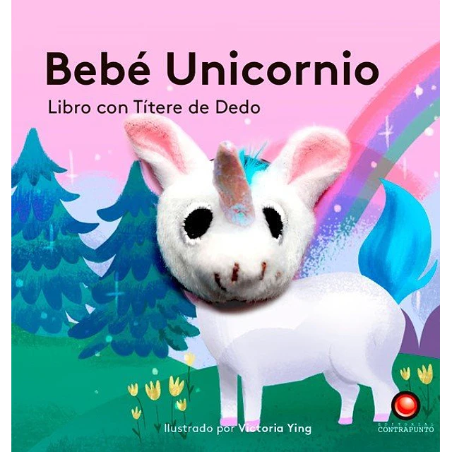 Libro con titere de dedo. Bebe unicornio