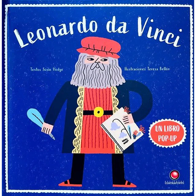 Leonardo da vinci. Artistas pop-Up