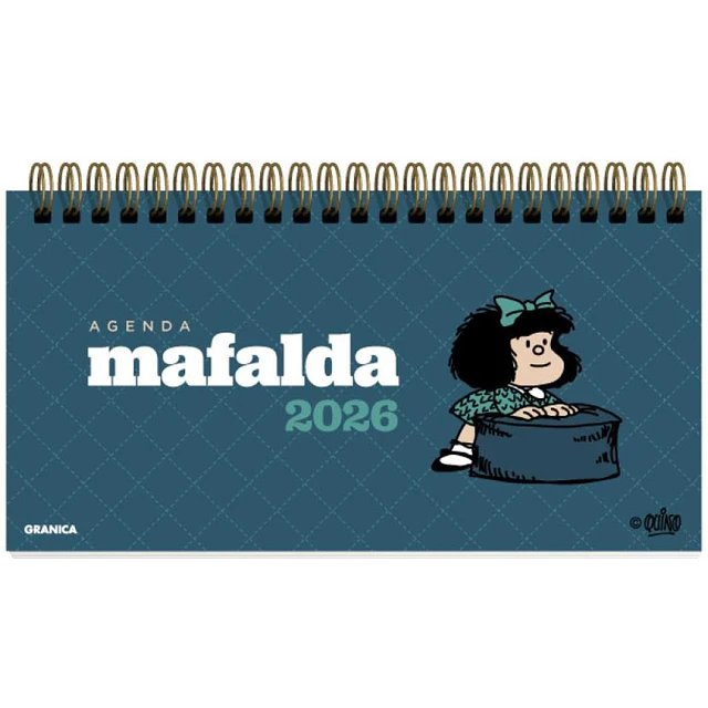 Agenda mafalda 2026 pocket anillada