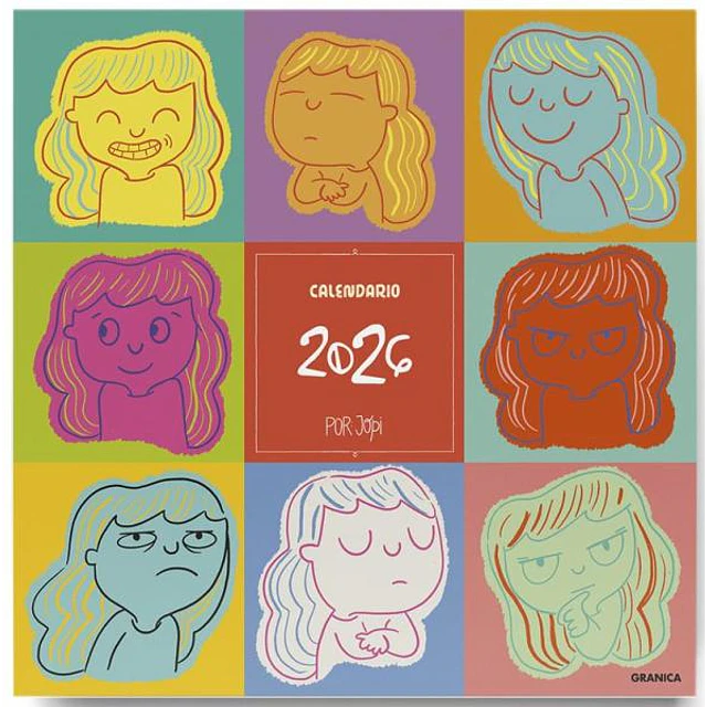 Jopi 2026. Calendario pared