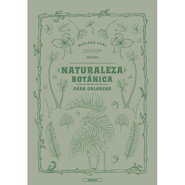 Naturaleza botanica para colorear