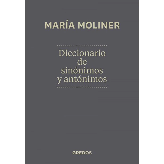Diccionario de sinonimos y antonimos