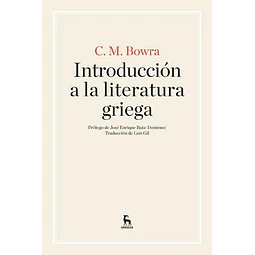 Introduccion a la literatura griega