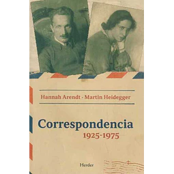 Correspondencia 1925-1975 arendt - Heidegger