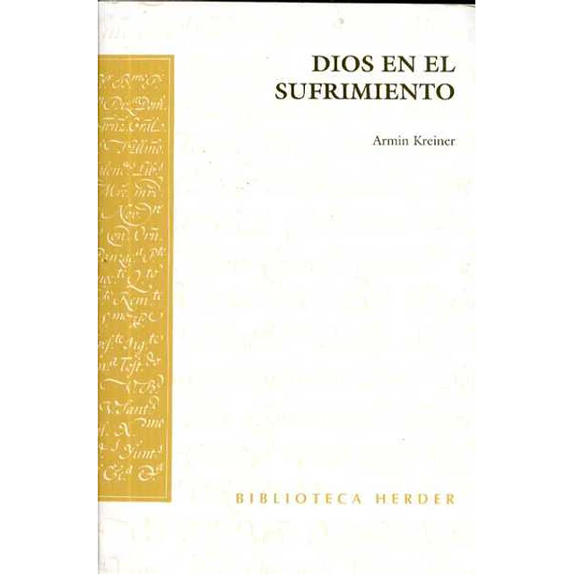 Dios en el sufrimiento