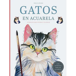 Gatos en acuarela