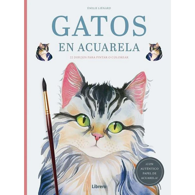 Gatos en acuarela