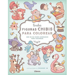 Lindas figuras chibis para colorear