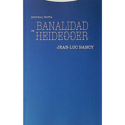 Banalidad de heidegger