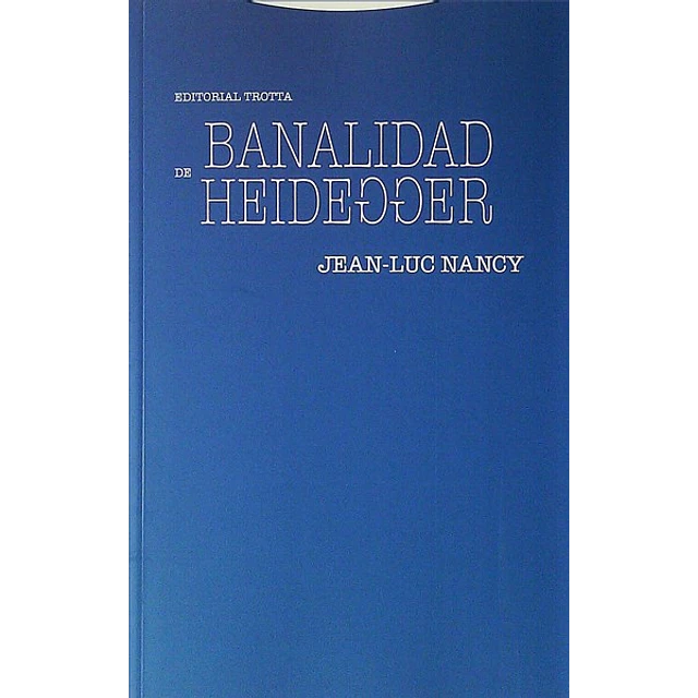 Banalidad de heidegger