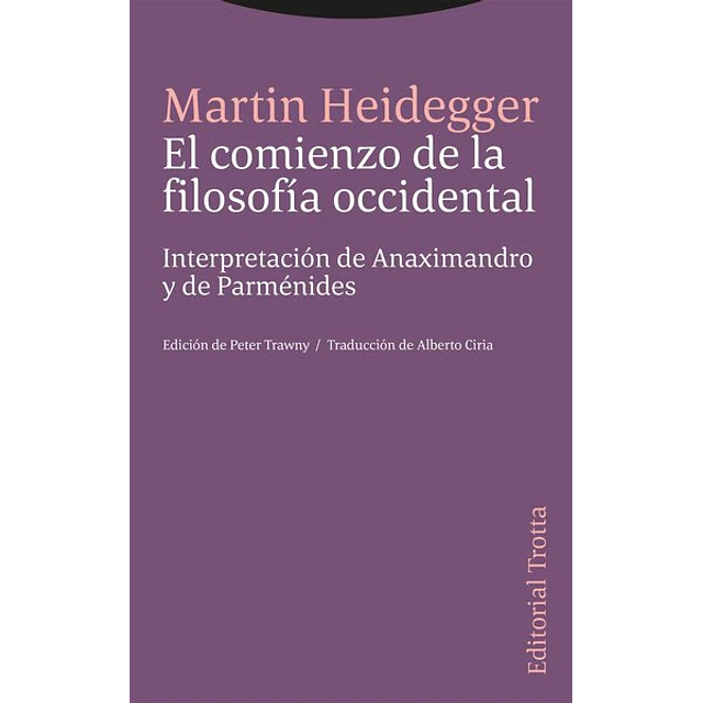 El comienzo de la filosofia occidental