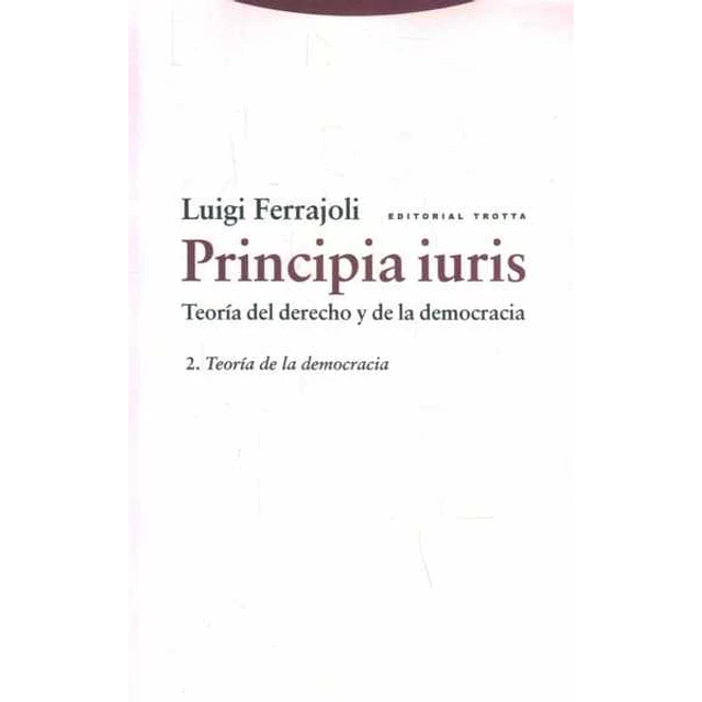 Principia iuris II. Teoria de la democracia