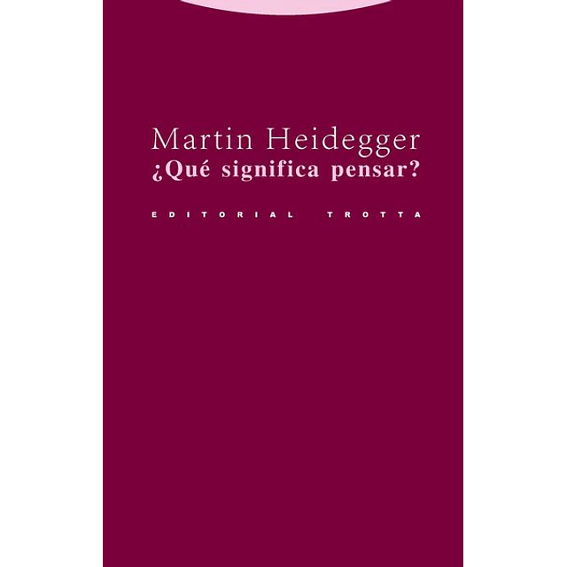 Que significa pensar?