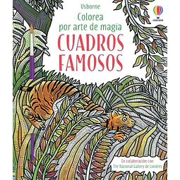 Cuadros famosos colorea por arte de magia con pincel
