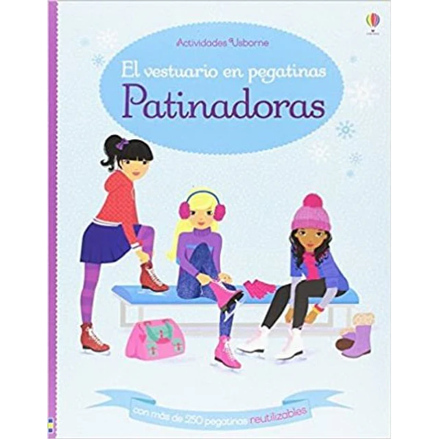 Patinadoras. El vestuario de pegatinas