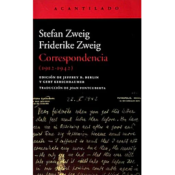 Correspondencia stefan zweig - Friderike zweig 1912-1942