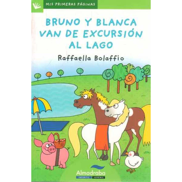 Bruno y blanca van de excursion al lago