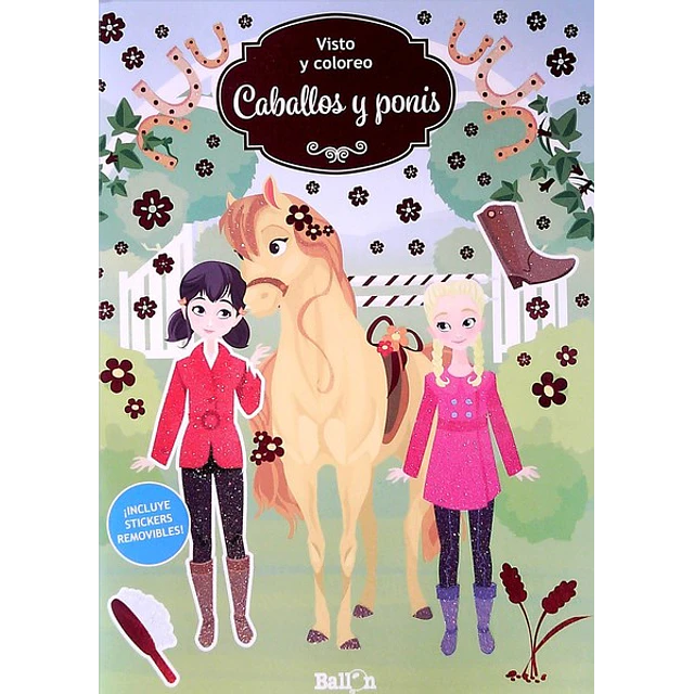Caballos y ponis. Visto y coloreo
