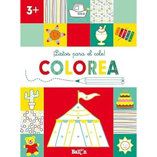 Colorea 3+ ¡Listos para el cole!
