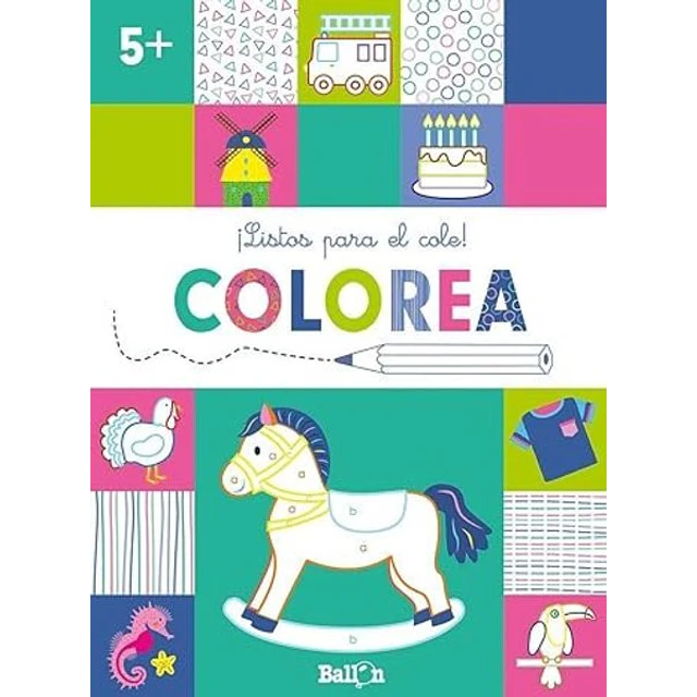 Colorea 5+ ¡Listos para el cole!