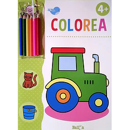 Colorea tractor 4 +