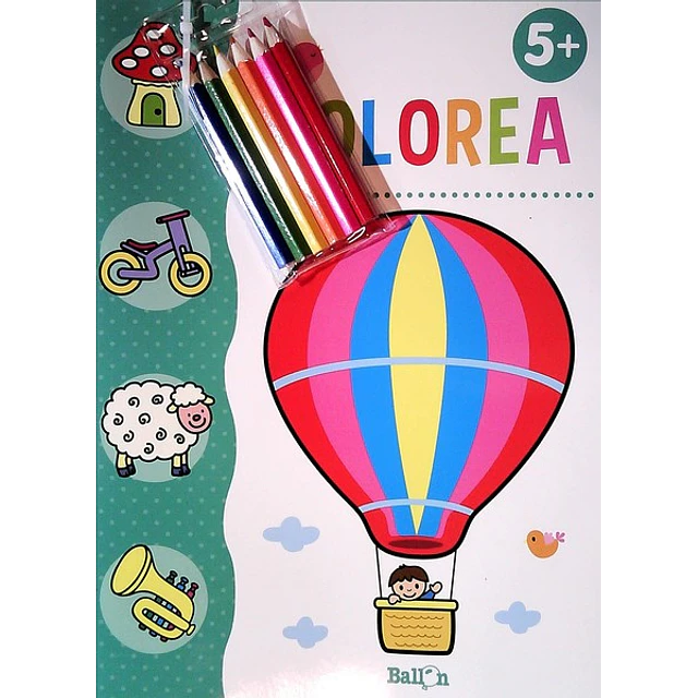 Colorea globo 5 +