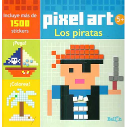 Los piratas. Pixel art 5+