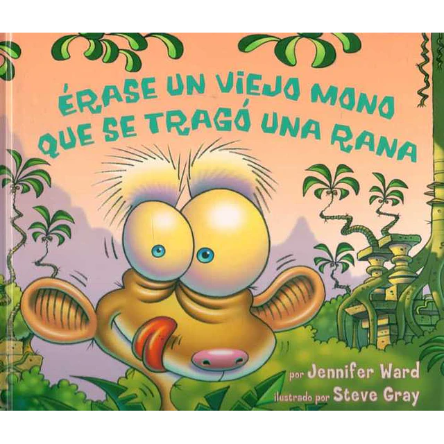 Erase un viejo mono que se trago una rana