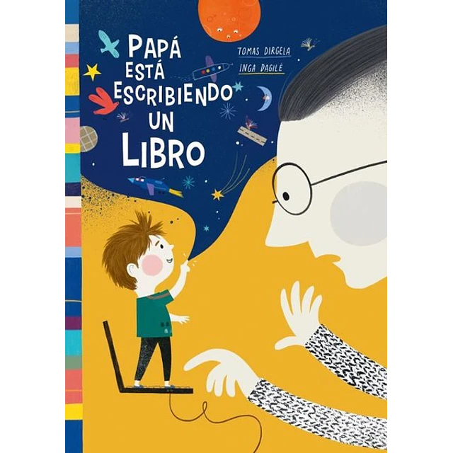 Papa esta escribiendo un libro