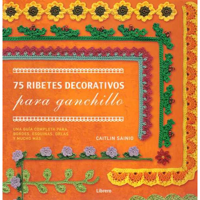 75 ribetes decorativos para ganchillo