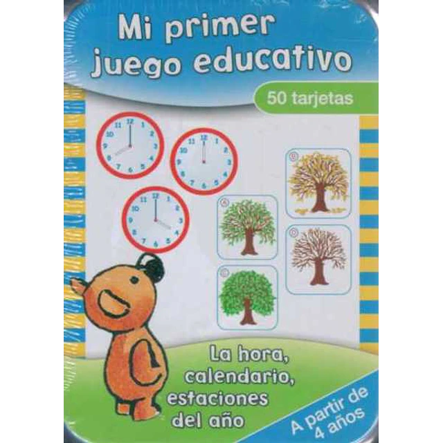 La hora calendario estaciones del año. Mi primer juego educativo