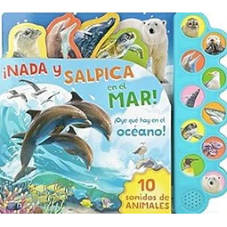 Nada y salpica en el mar!