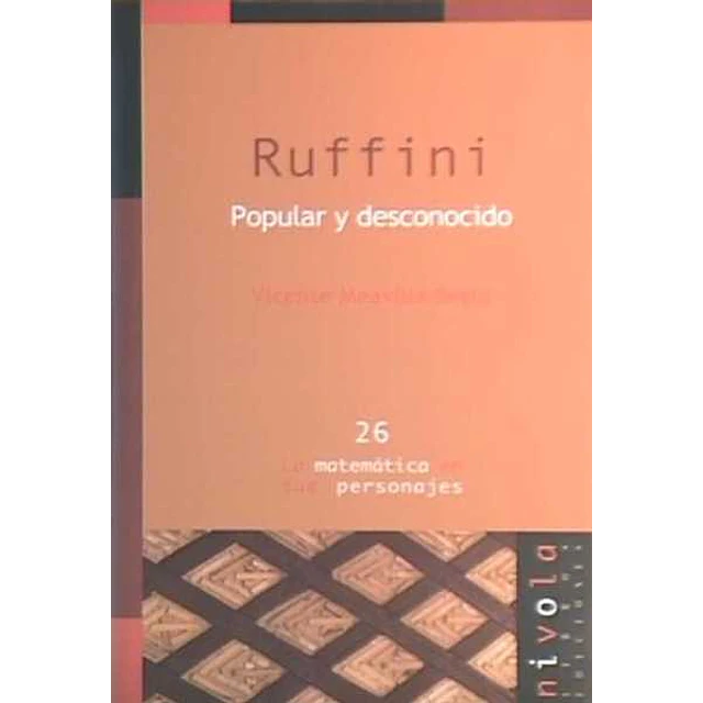 Ruffini. Popular y desconocido