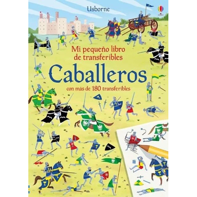 Caballeros. Mi pequeño libro de transferiblas