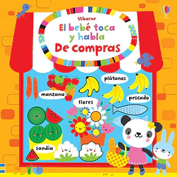 El bebe toca y habla de compras