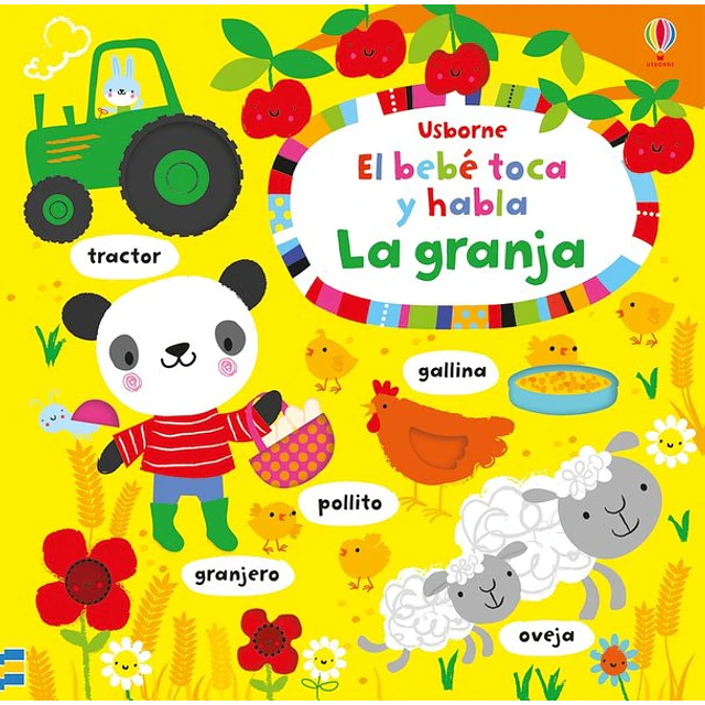 El bebe toca y habla la granja